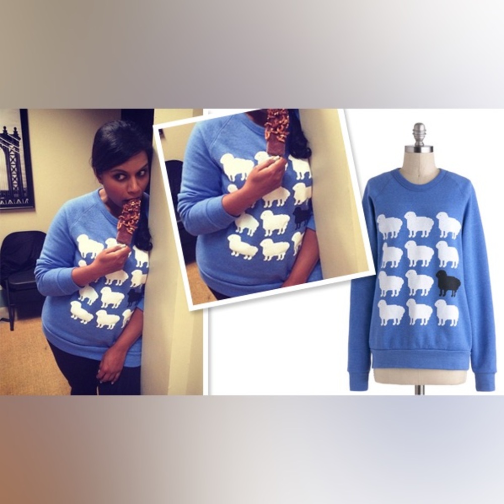 Black sheep sweatshirt as seen on tv (the mindy project on Mindy Kaling)